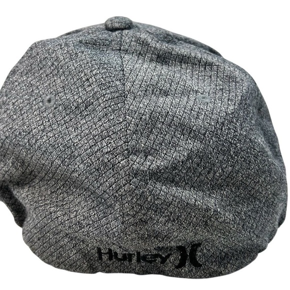 Hurley Men's Icon Flexfit Hat L-XL Dark Gray Heather Casual Cap - Picture 5 of 9